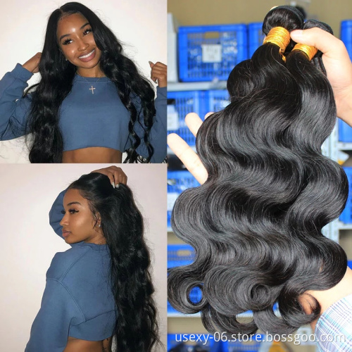 10A Mink Brazilian Hair,Raw Virgin Cuticle Aligned Hair, Free Sample Virgin Brazilian Human Hair Bundles With Closure